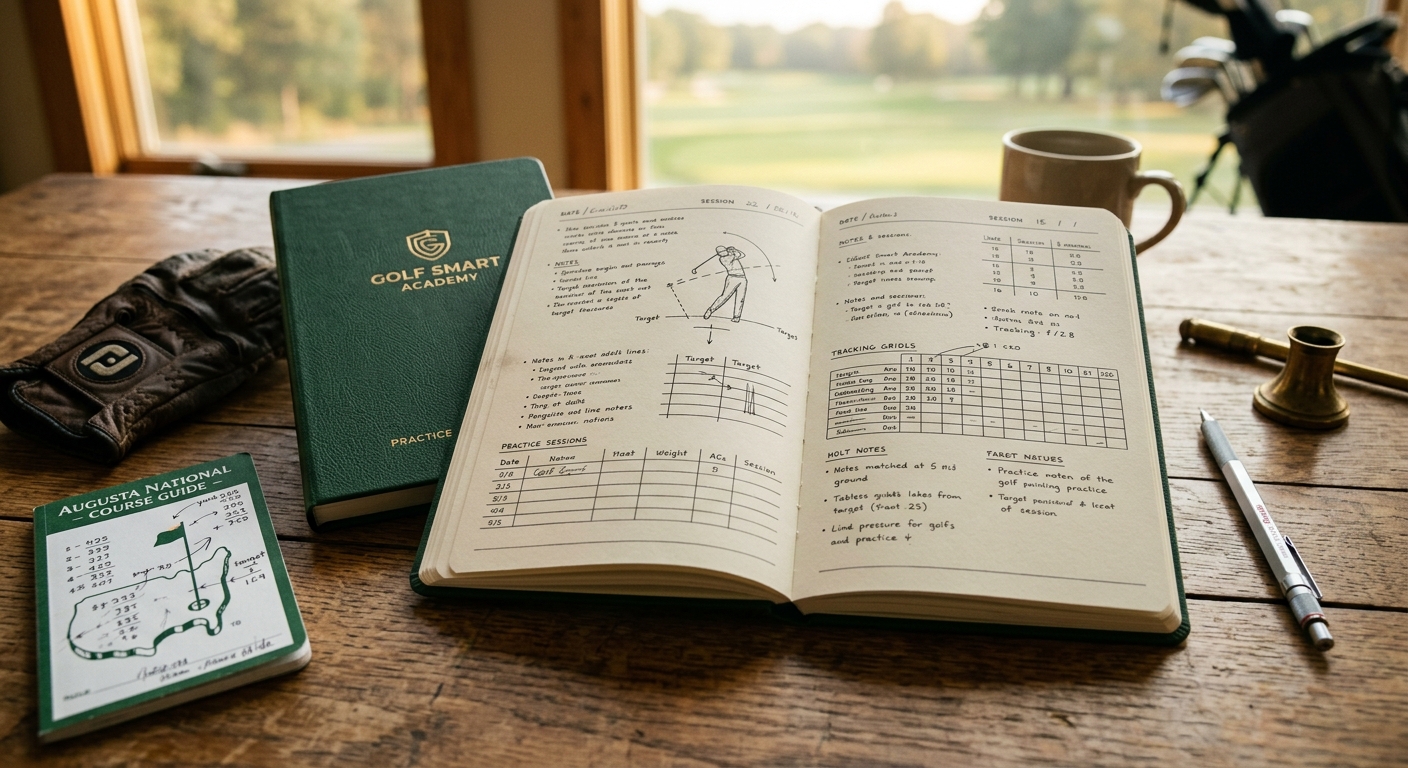 The GSA Practice Journal open on a wood table